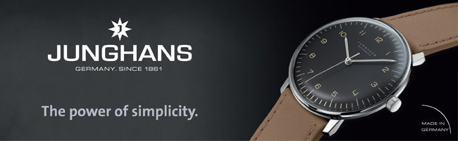 banner2 Junghans Watches   Max Bill